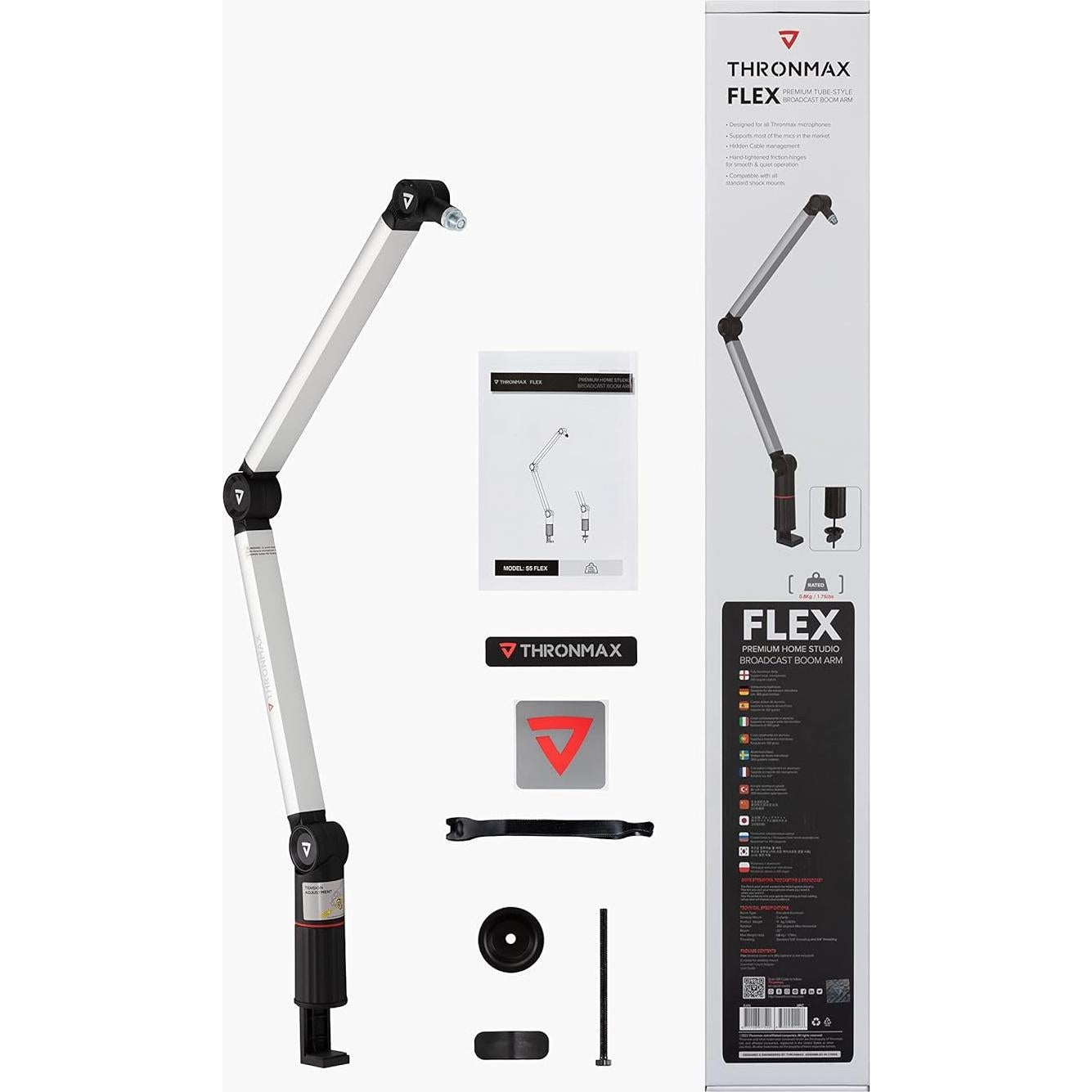 Soporte de Micrófono Thronmax Flex S5 Ajustable 360°