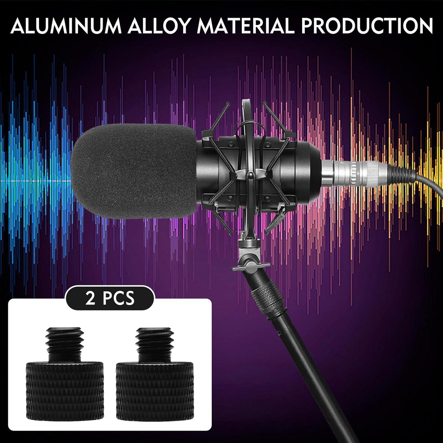 Adaptador de micrófono 3/8 a 5/8 - 2 piezas MS100