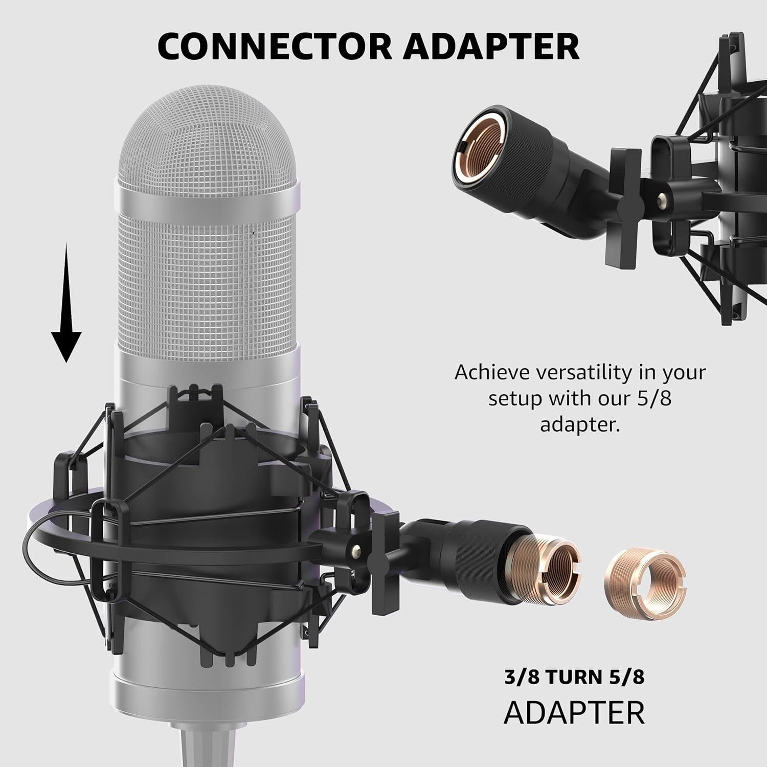 Soporte de Micrófono IXTECH SM1A - Aislamiento de Ruido 48-51mm