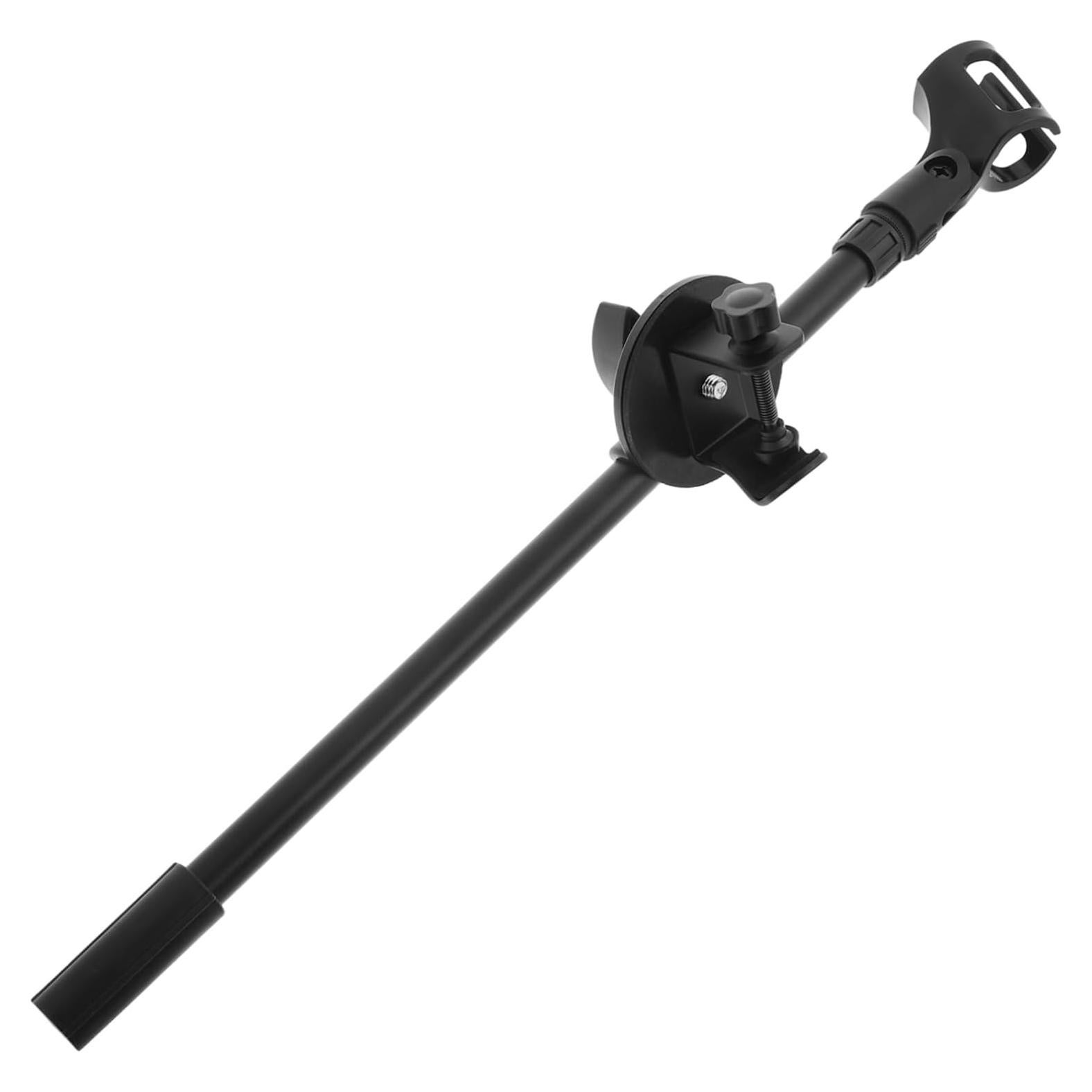 Soporte de Micrófono Ajustable Negro para Grabación y Streaming