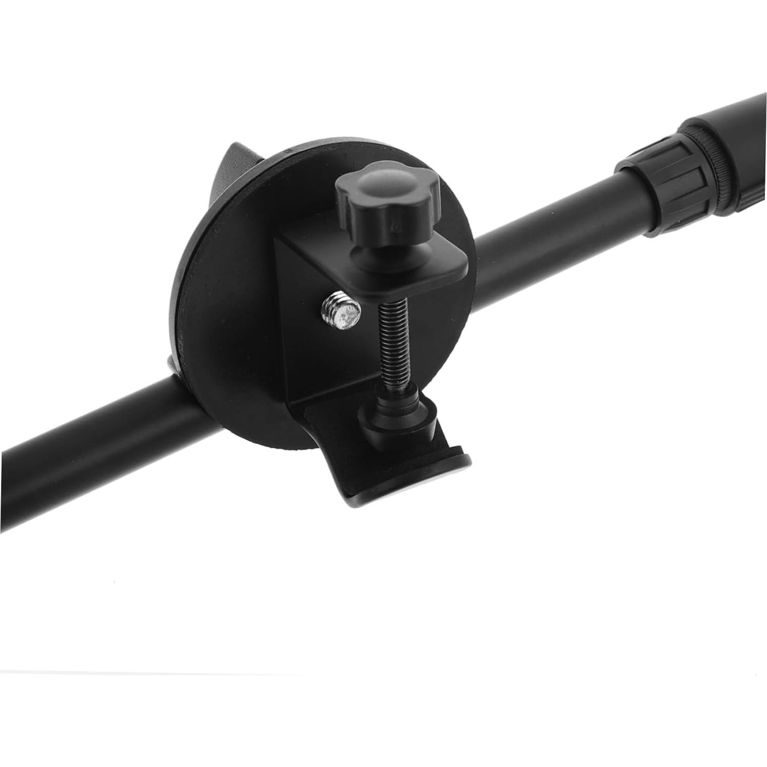 Soporte de Micrófono Ajustable Negro para Grabación y Streaming