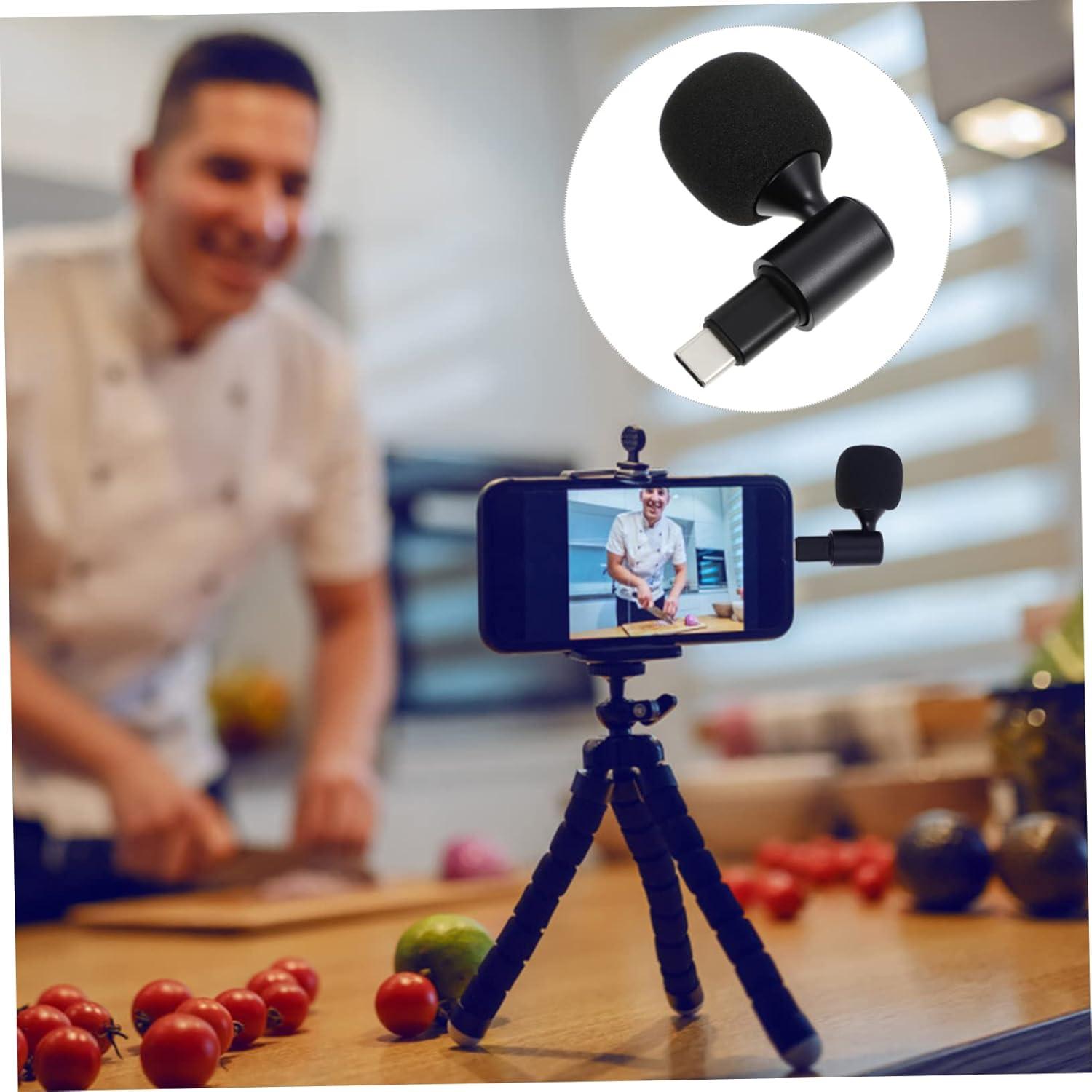 Micrófono Tipo-C VICASKY para Teléfono y Laptop - Omnidireccional