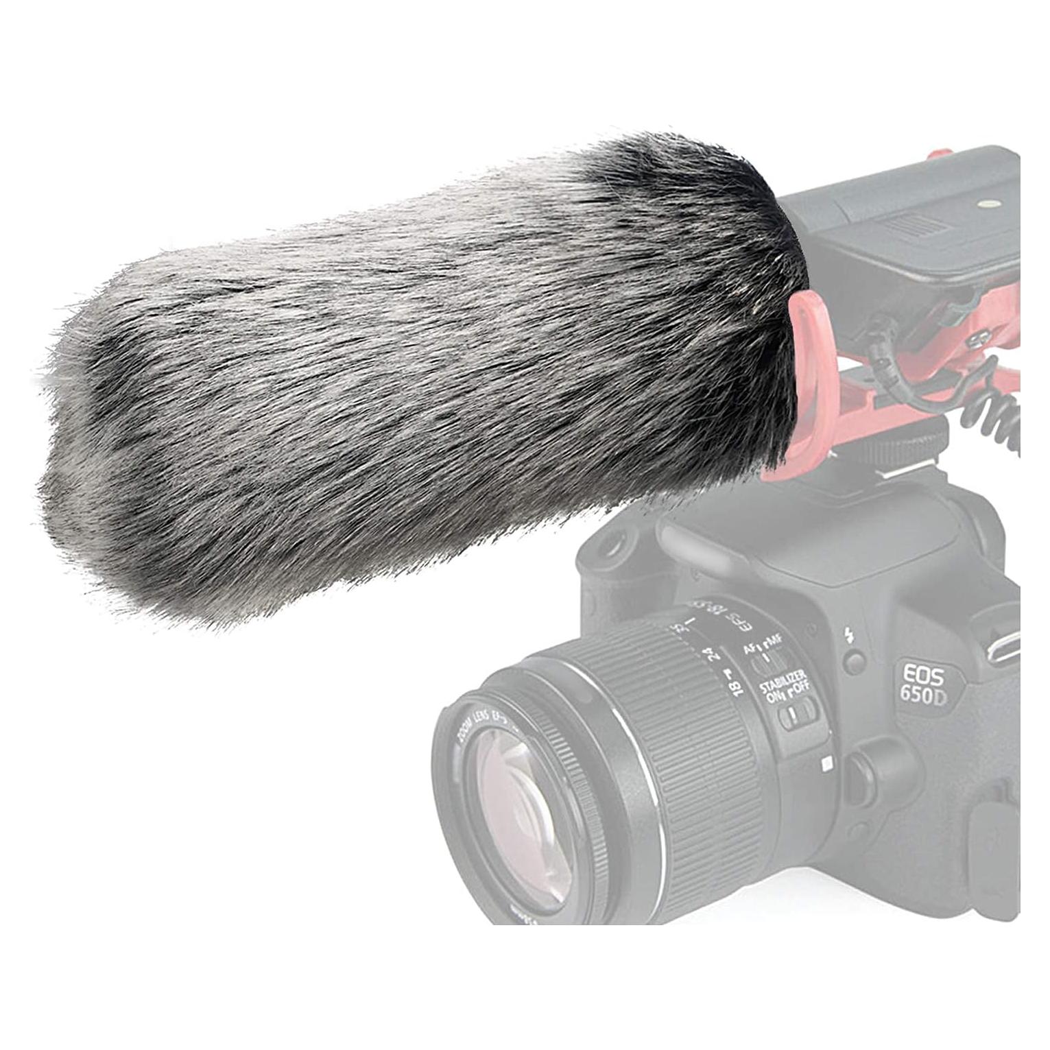 Funda de Piel de Gato Muerto SUNMON para Micrófono Rode VideoMic