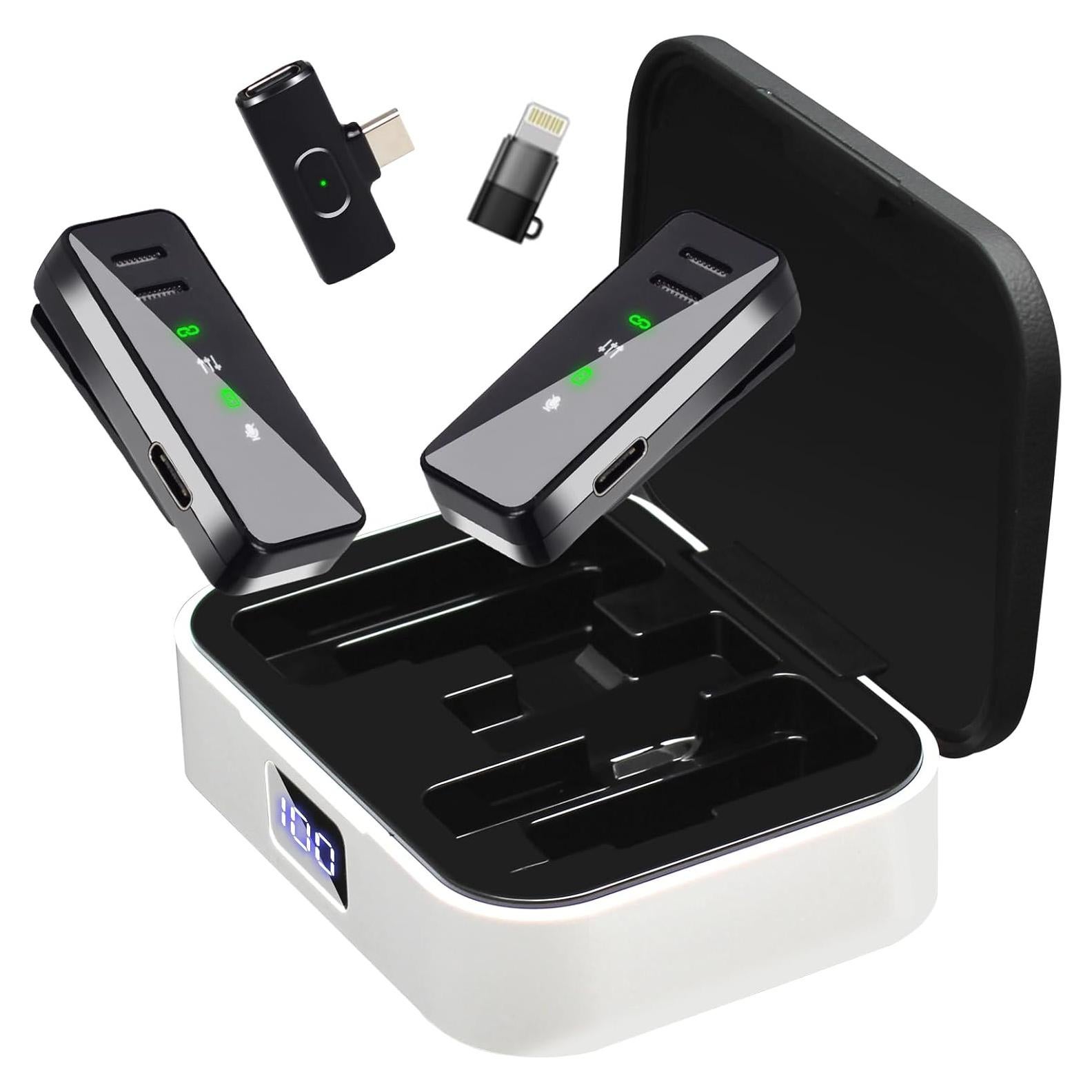 Micrófono Lavalier Inalámbrico KXiSWIE con Estuche USB-C