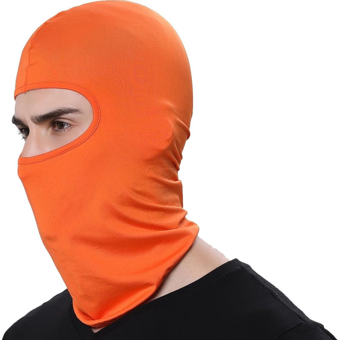 Paquete de 3 Pasamontañas Naranja para Aire Libre - Unisex