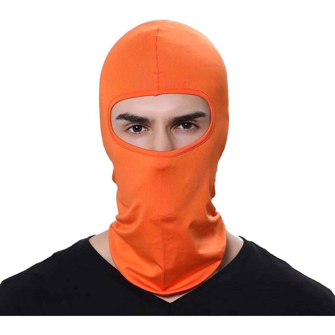 Paquete de 3 Pasamontañas Naranja para Aire Libre - Unisex