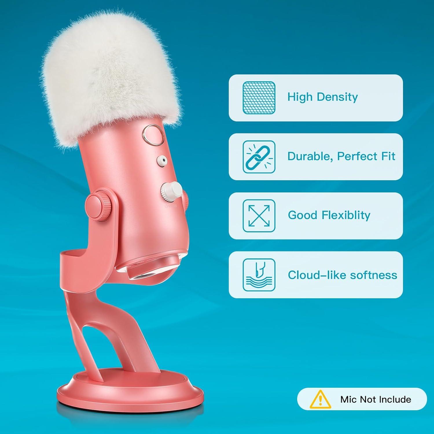 Micrófono USB para Juegos ZealSound K66P-S con Cubierta Peluda