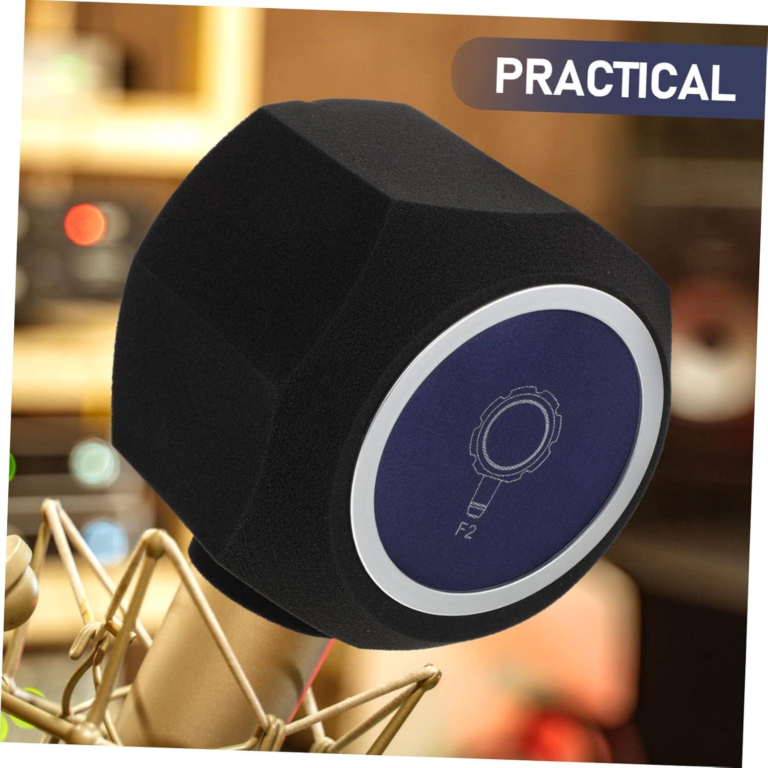 Cubierta de Esponja para Micrófono Milisten Azul 19.5x16.5cm