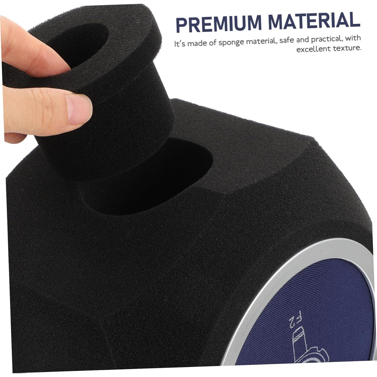 Cubierta de Esponja para Micrófono Milisten Azul 19.5x16.5cm