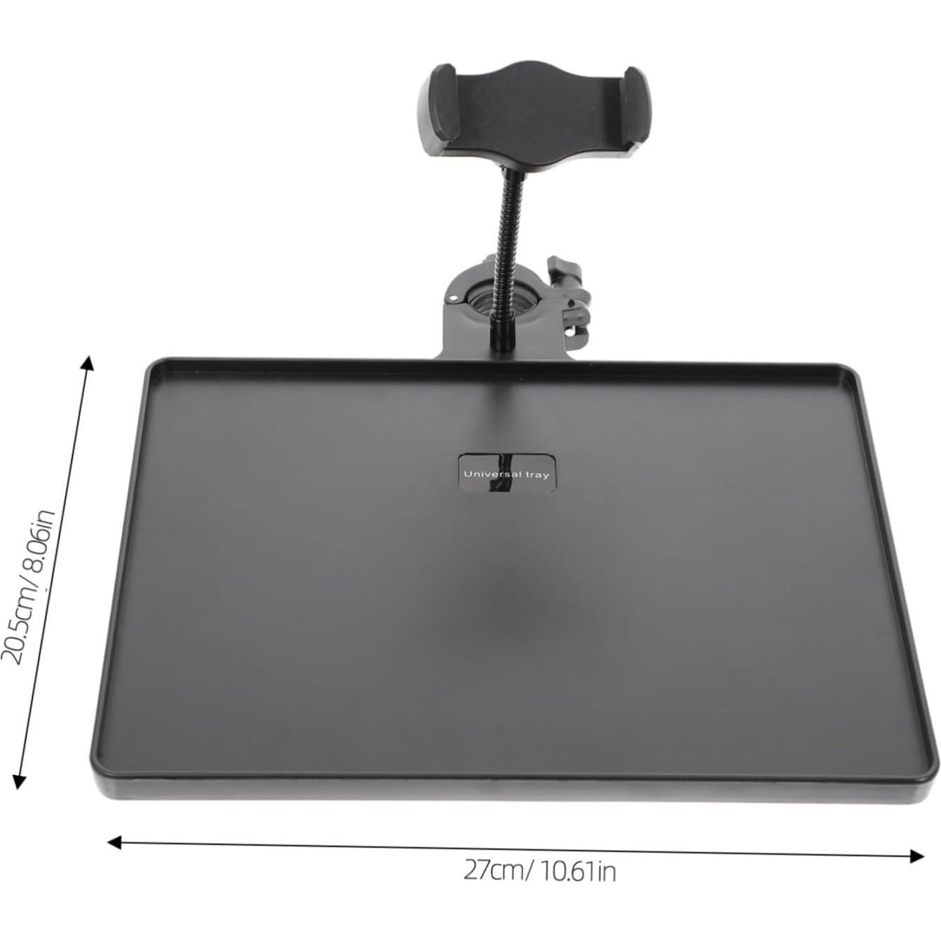 Soporte de Micrófono con Bandeja y Abrazadera para Móvil