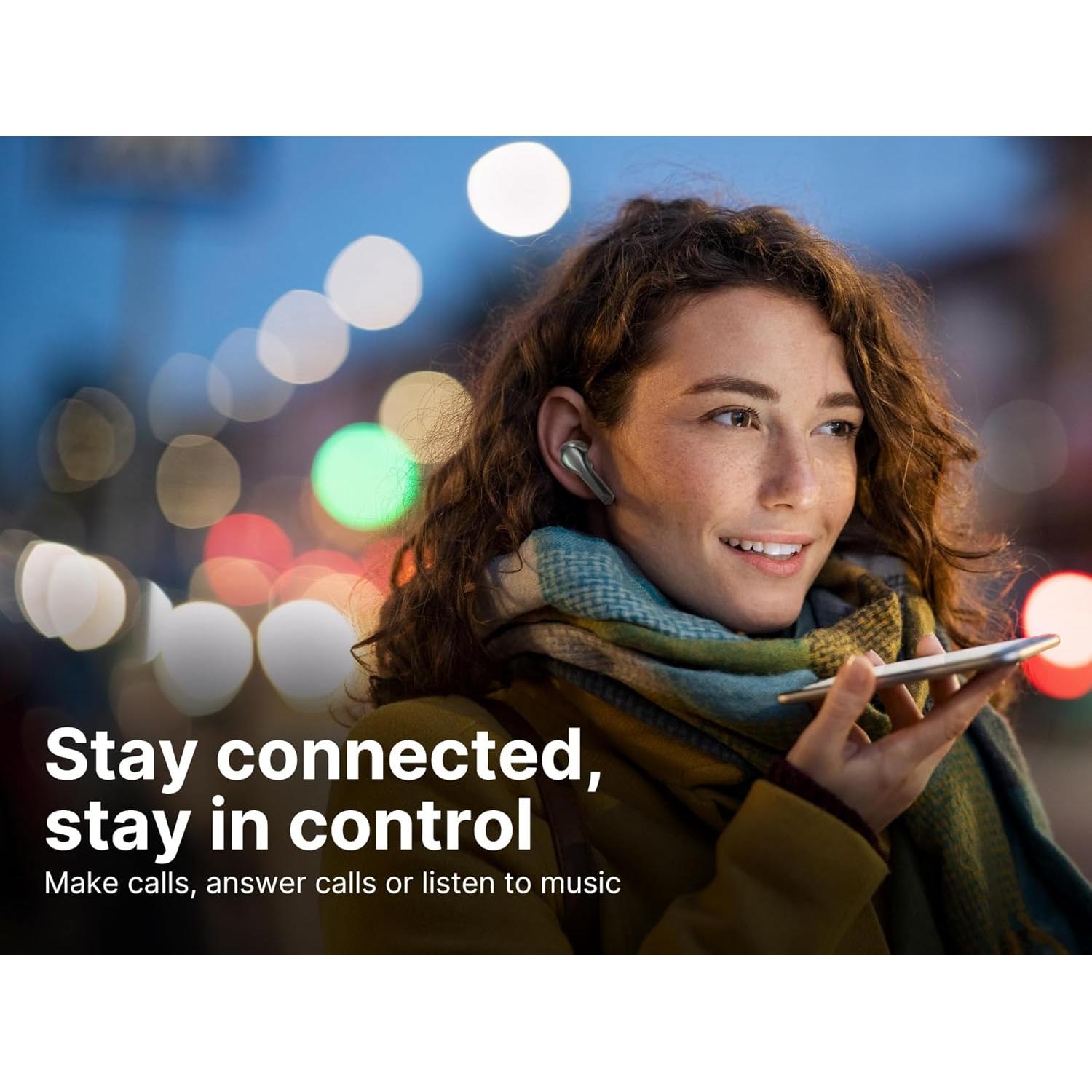 Emerson EG-1501 True Wireless Gaming Earbuds with Low-Latency Audio, Built-in Microphone, Bluetooth 5.1 Connectivity, RGB LED Lighting, and Noise-Cancellation – Perfect for Gaming and Streaming