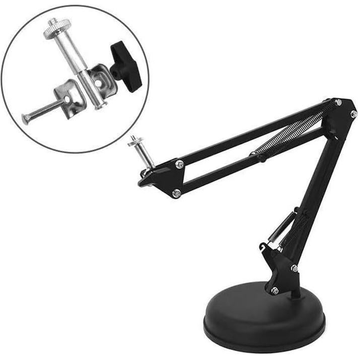 Paquete de 3 Soportes de Tornillo para Micrófono y Lámpara