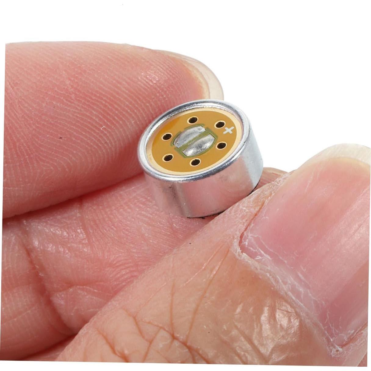 Yardwe 2pcs Handheld Condenser Microphone Core Cardioid Directional Design for Live Streaming and Voice Recognition Build Noise Reduction for Audio