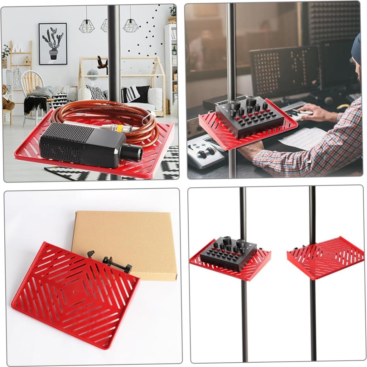 Artibetter Sound Card Microphone Rack Lightweight Portable Holder for Live Streaming and Karaoke Easy to Install Stand for Microphones and Devices