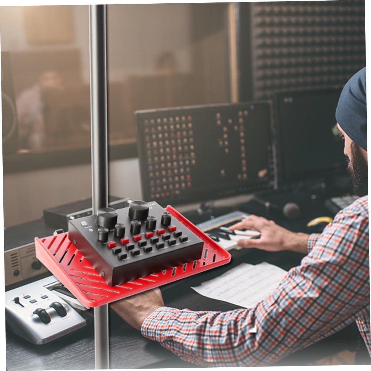 Artibetter Sound Card Microphone Rack Lightweight Portable Holder for Live Streaming and Karaoke Easy to Install Stand for Microphones and Devices