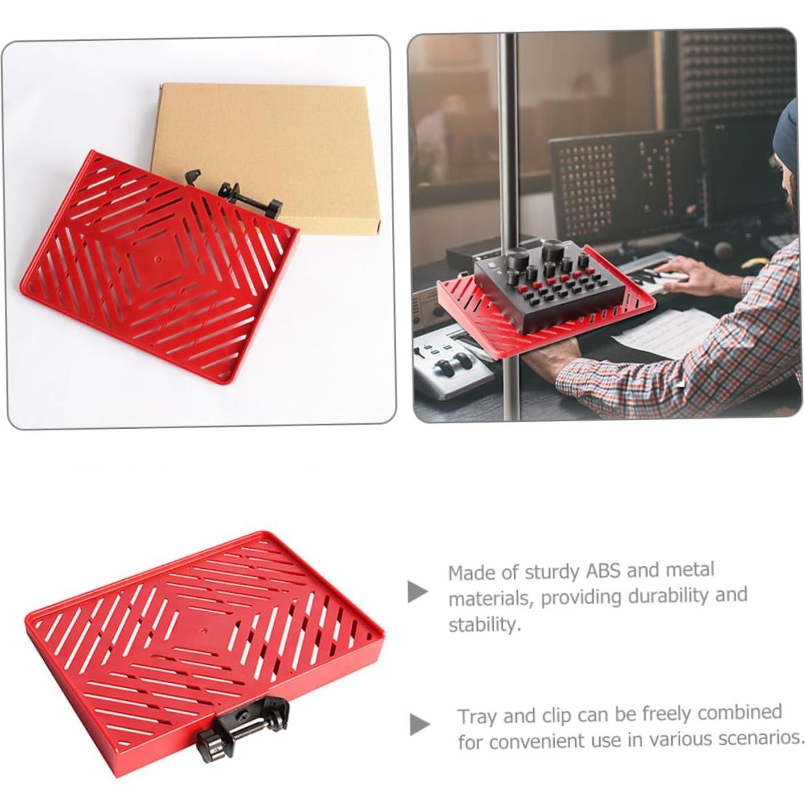 Artibetter Sound Card Microphone Rack Lightweight Portable Holder for Live Streaming and Karaoke Easy to Install Stand for Microphones and Devices