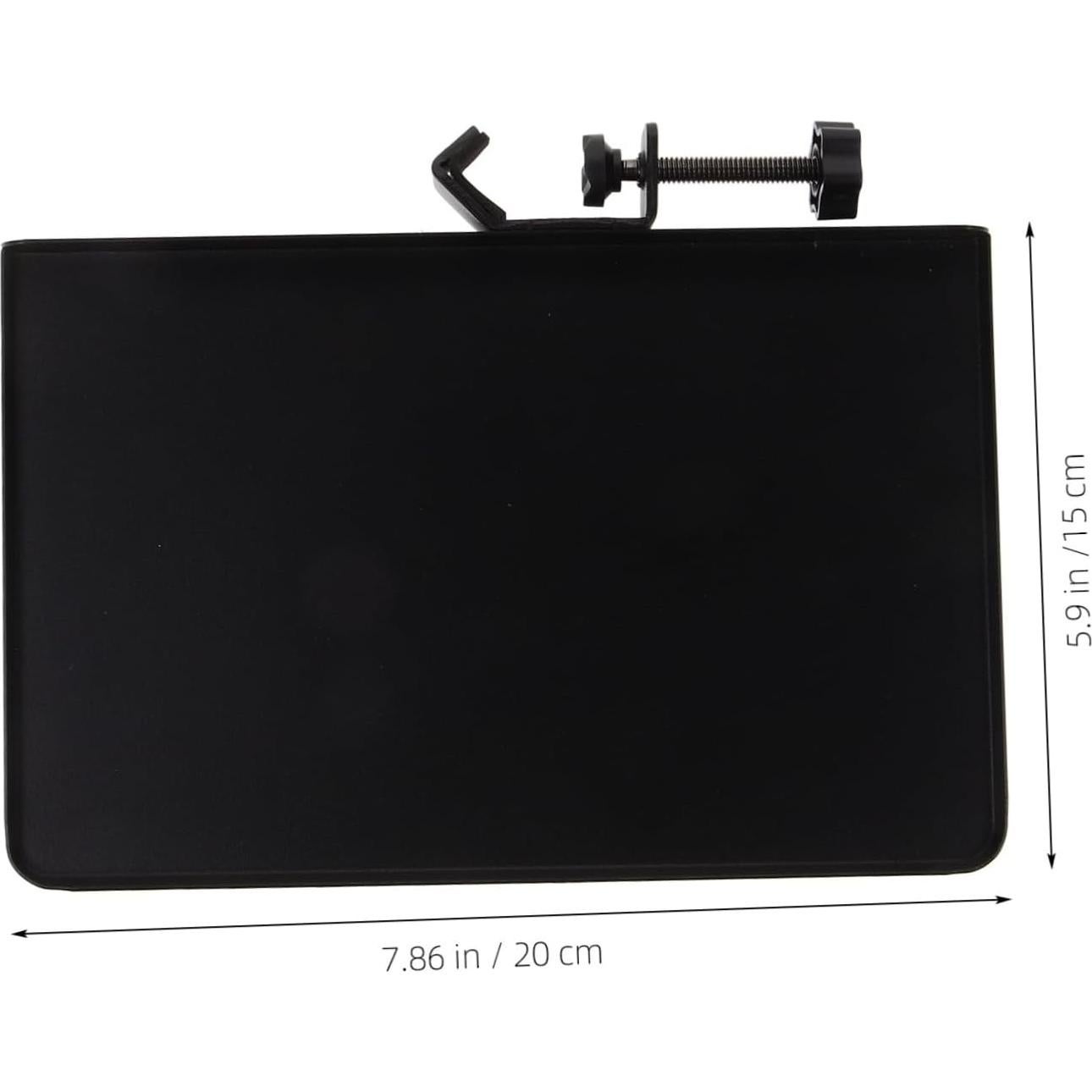 Microphone Sound Card Tray Durable Shelf Bracket for Live Streaming Photography Support and Mic Stand Use Raised Edges Prevent Slipping Easy to Use