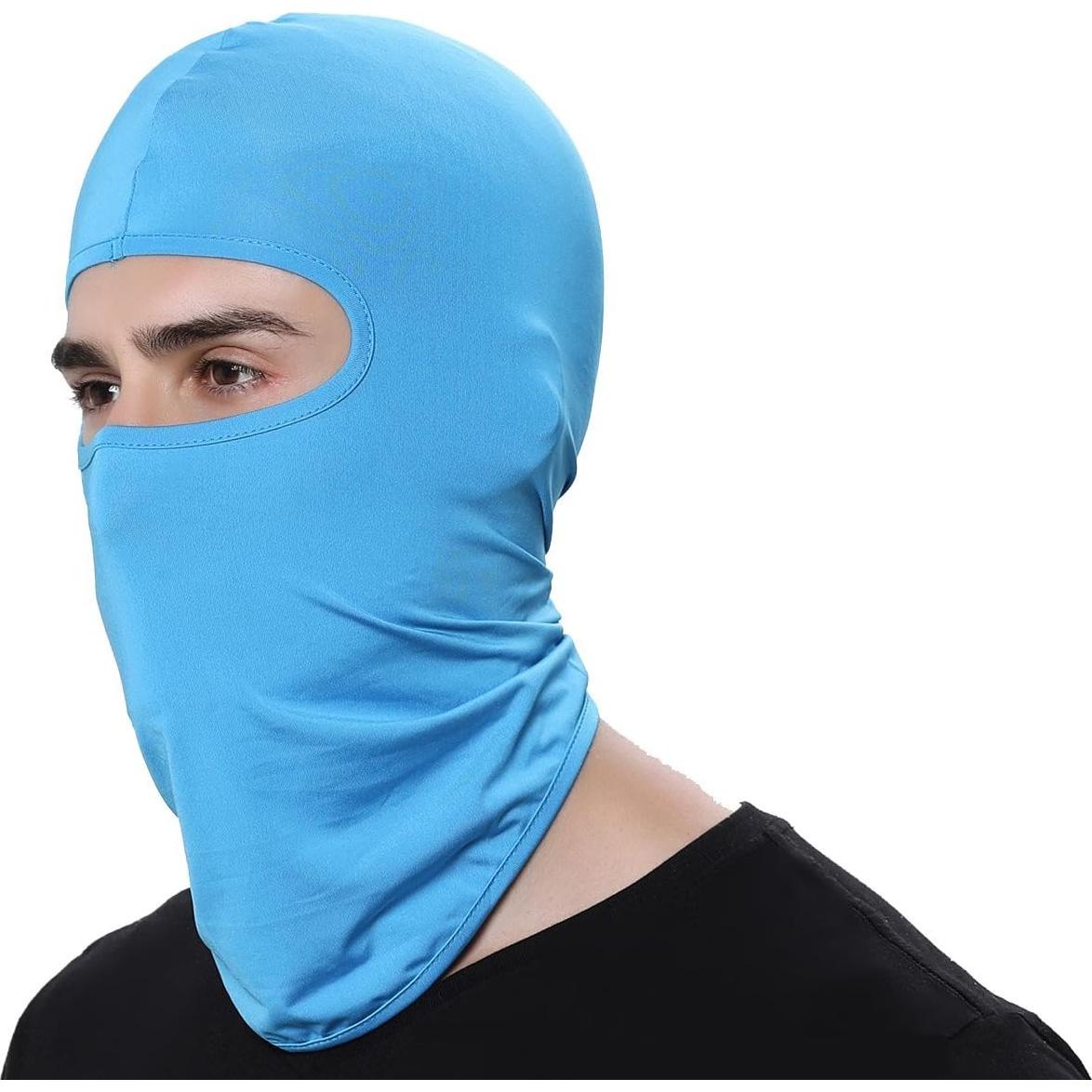 Paquete de 3 Pasamontañas Balaclava Unisex Azul Claro