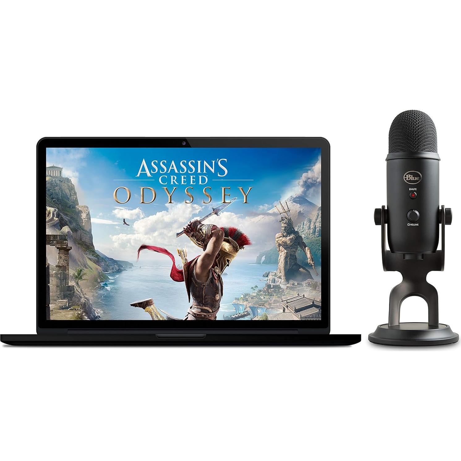 Paquete Micrófono USB Blackout Yeti + Juego Assassin's Creed Odyssey