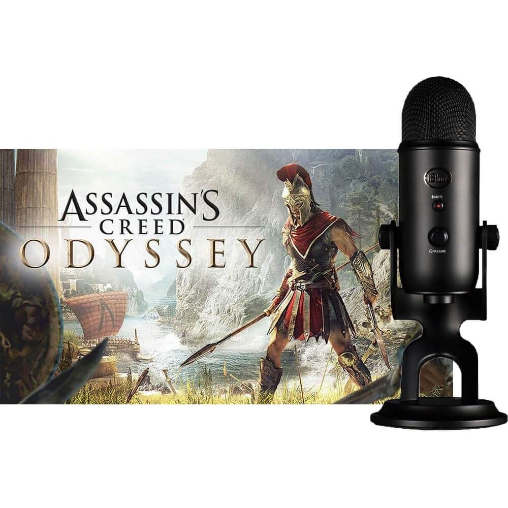Paquete Micrófono USB Blackout Yeti + Juego Assassin's Creed Odyssey