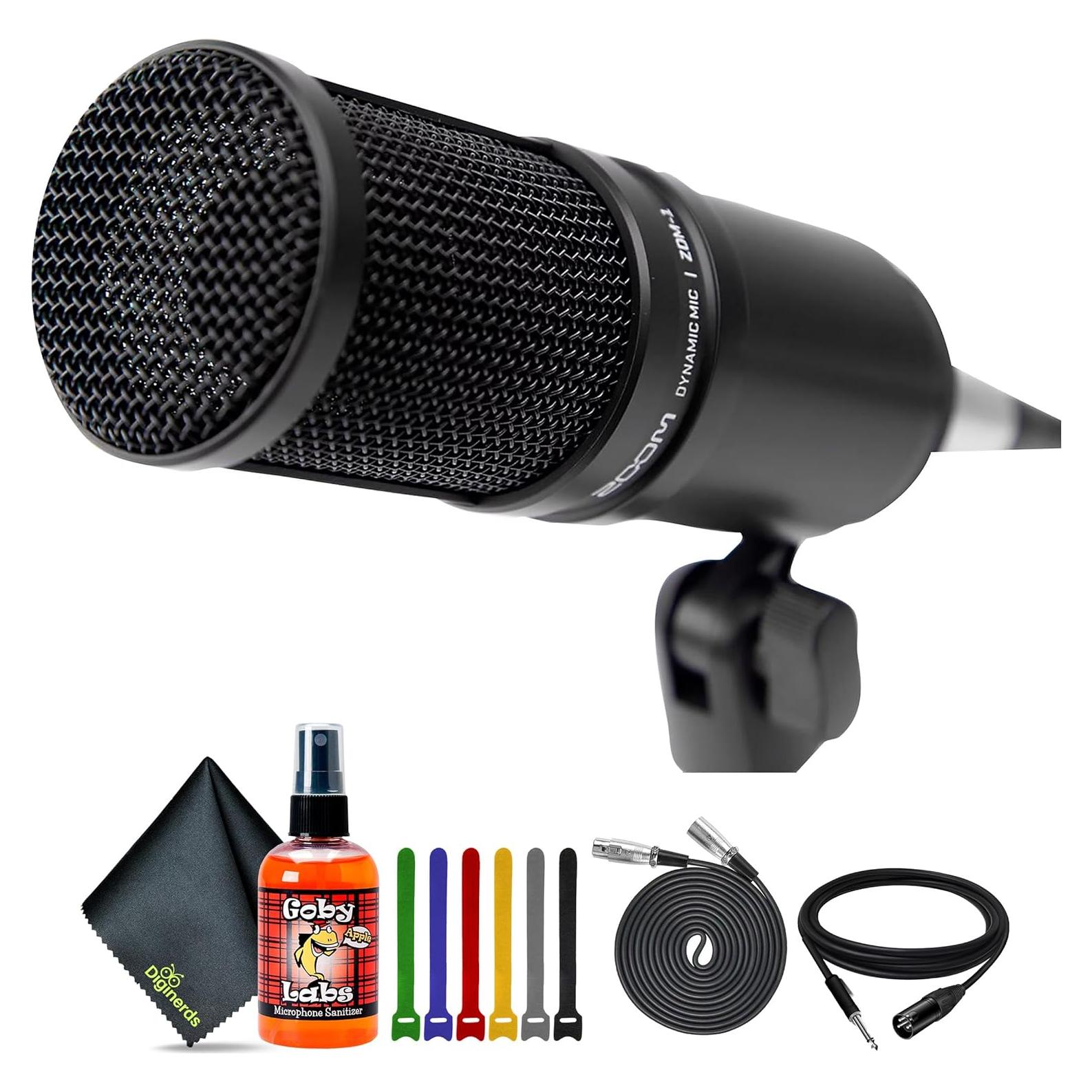 Micrófono Dinámico Zoom ZDM-1 para Podcasting + Accesorios
