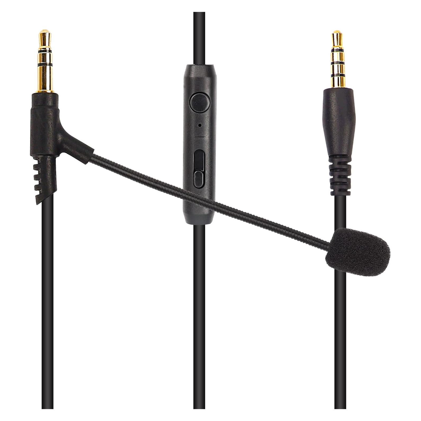 Cable de Micrófono MEIRIYFA 1.34m para Auriculares 3.5mm