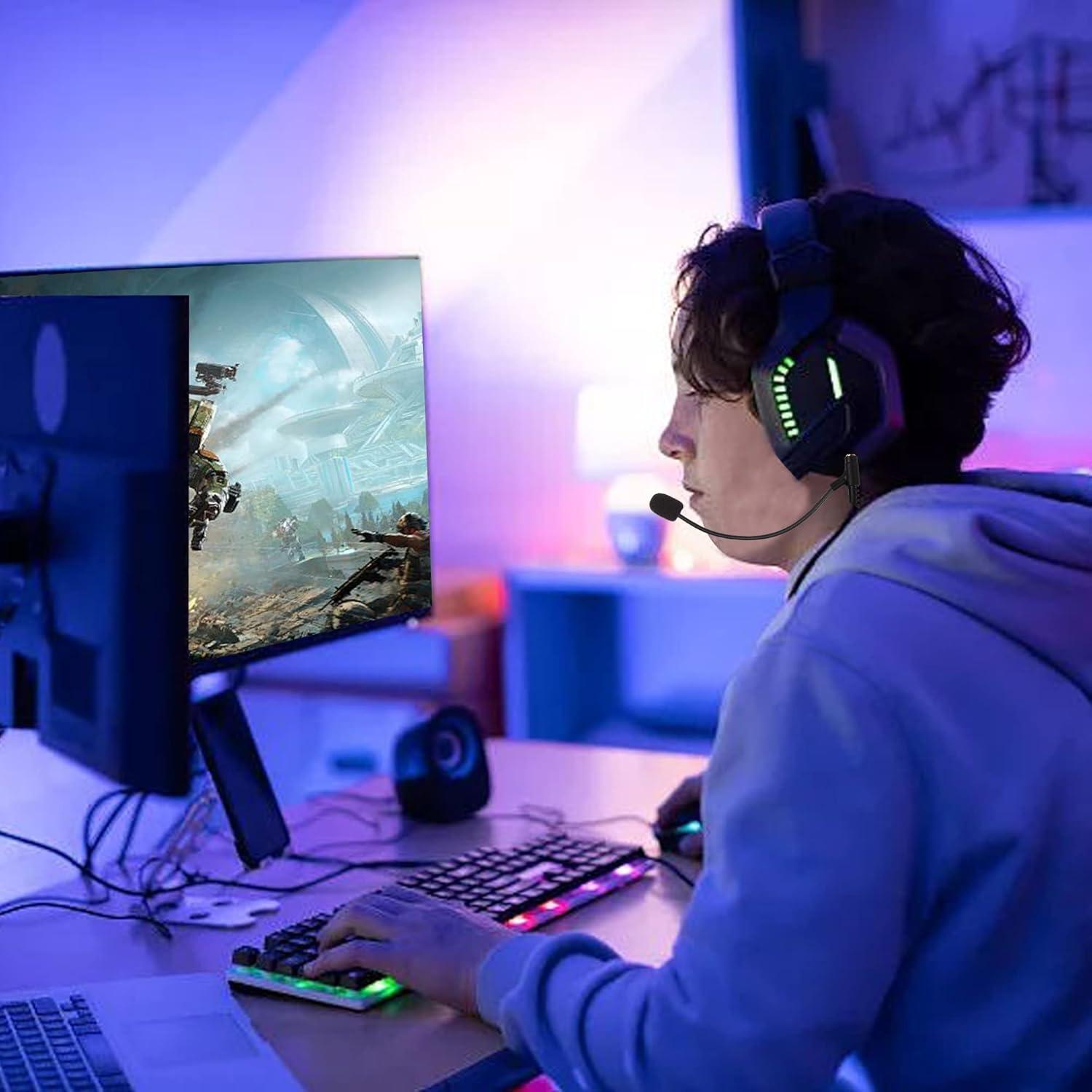 Cable de Micrófono MEIRIYFA 1.34m para Auriculares 3.5mm