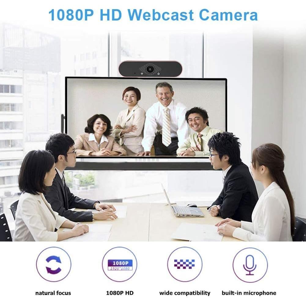 Webcam USB Easyday HD 1080P con Micrófono Integrado