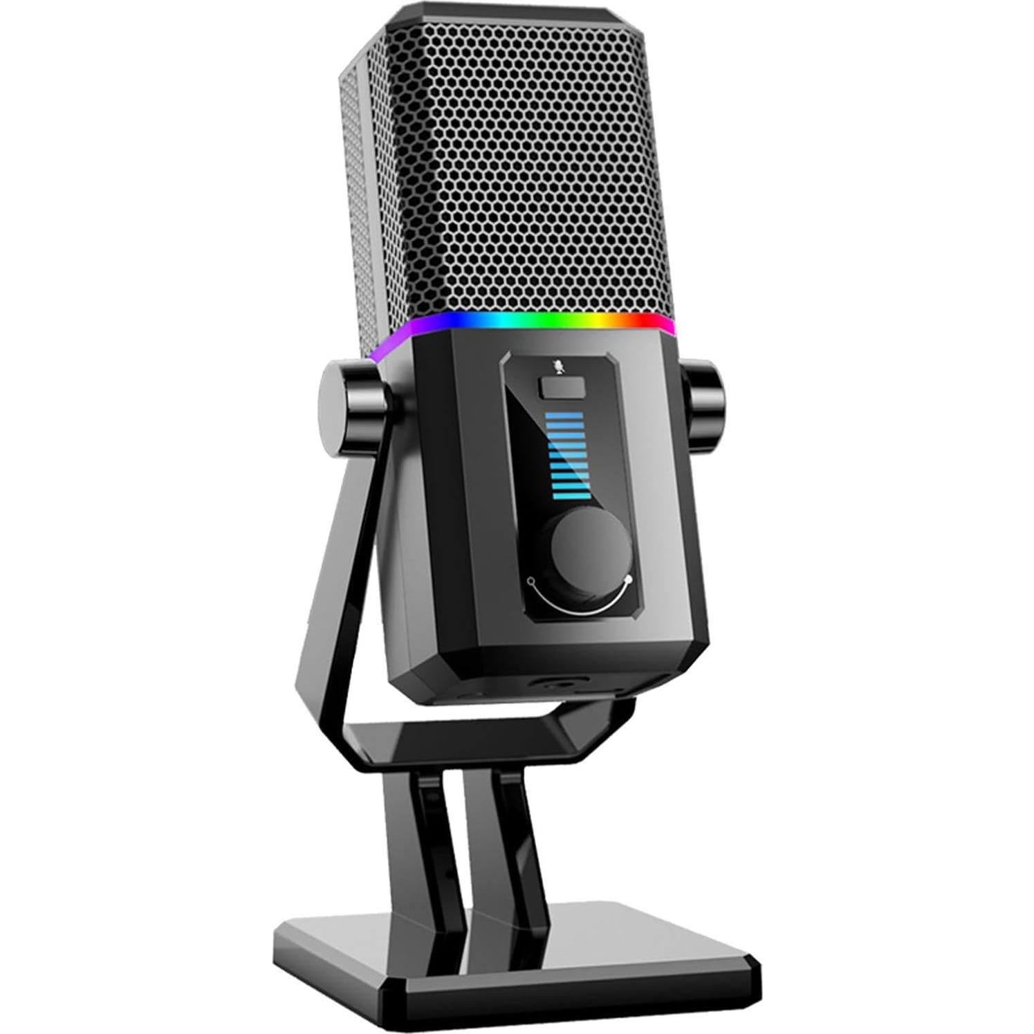 Micrófono USB Gaming con Cancelación de Ruido - 14mm