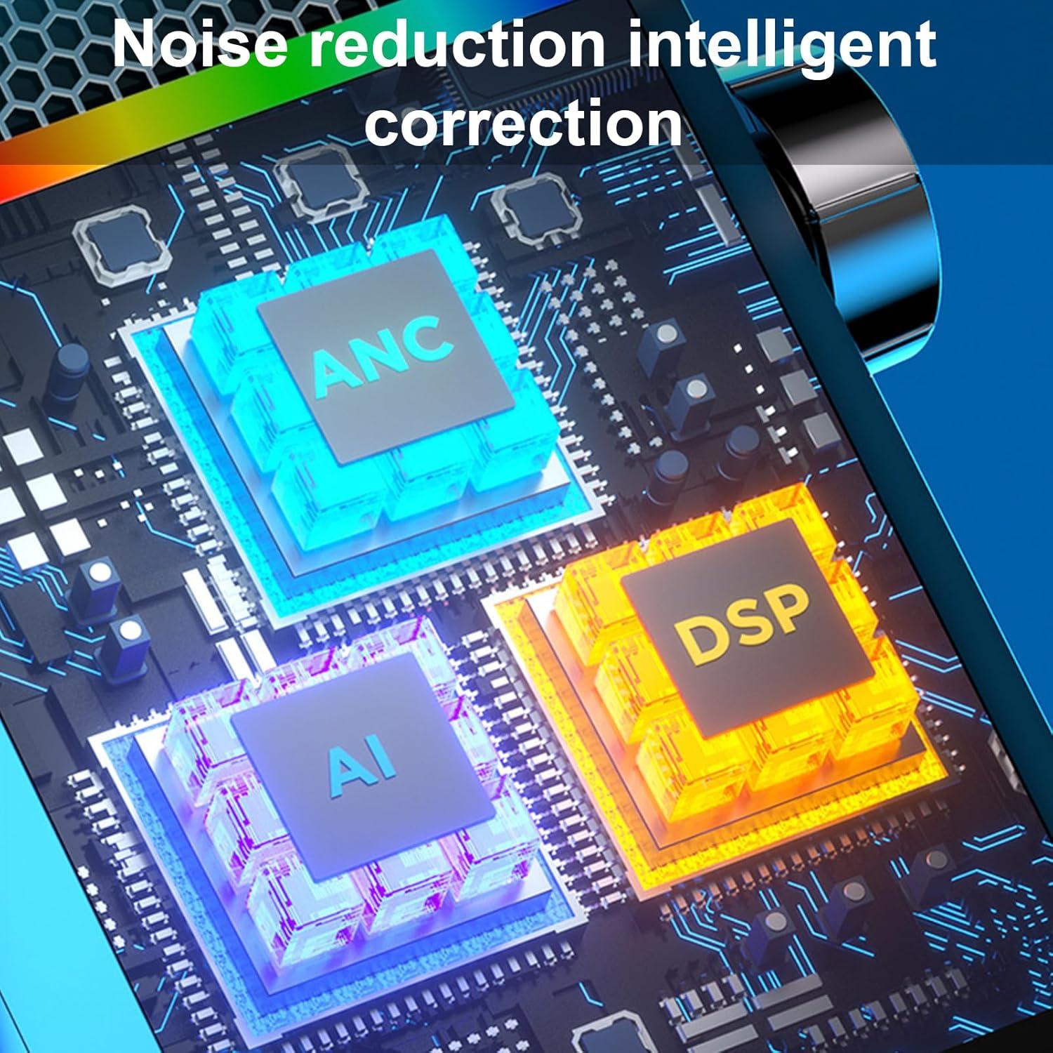 Micrófono USB Gaming con Cancelación de Ruido - 14mm