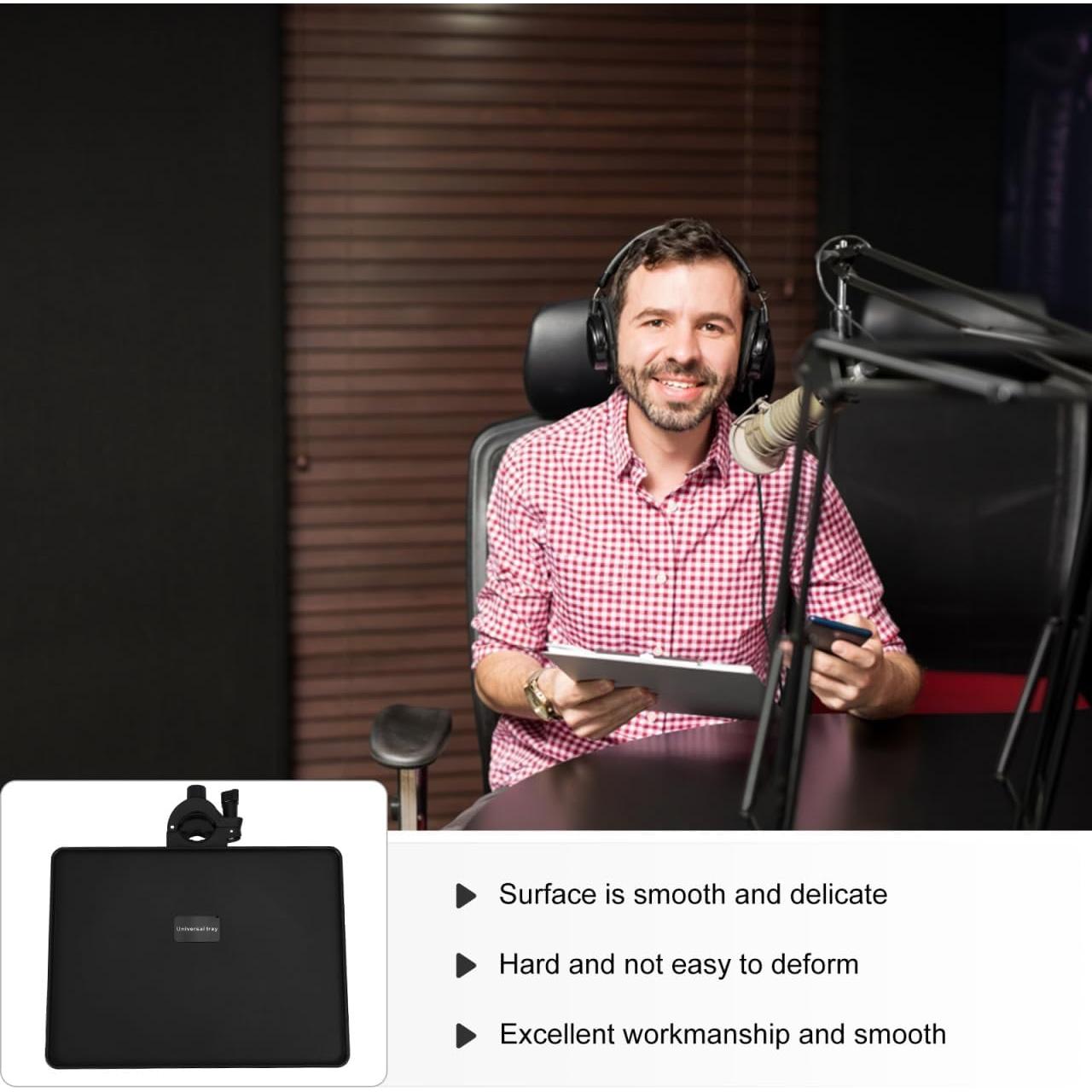 Soporte de Micrófono Vaguelly Ajustable para Mesa 22x16.5cm