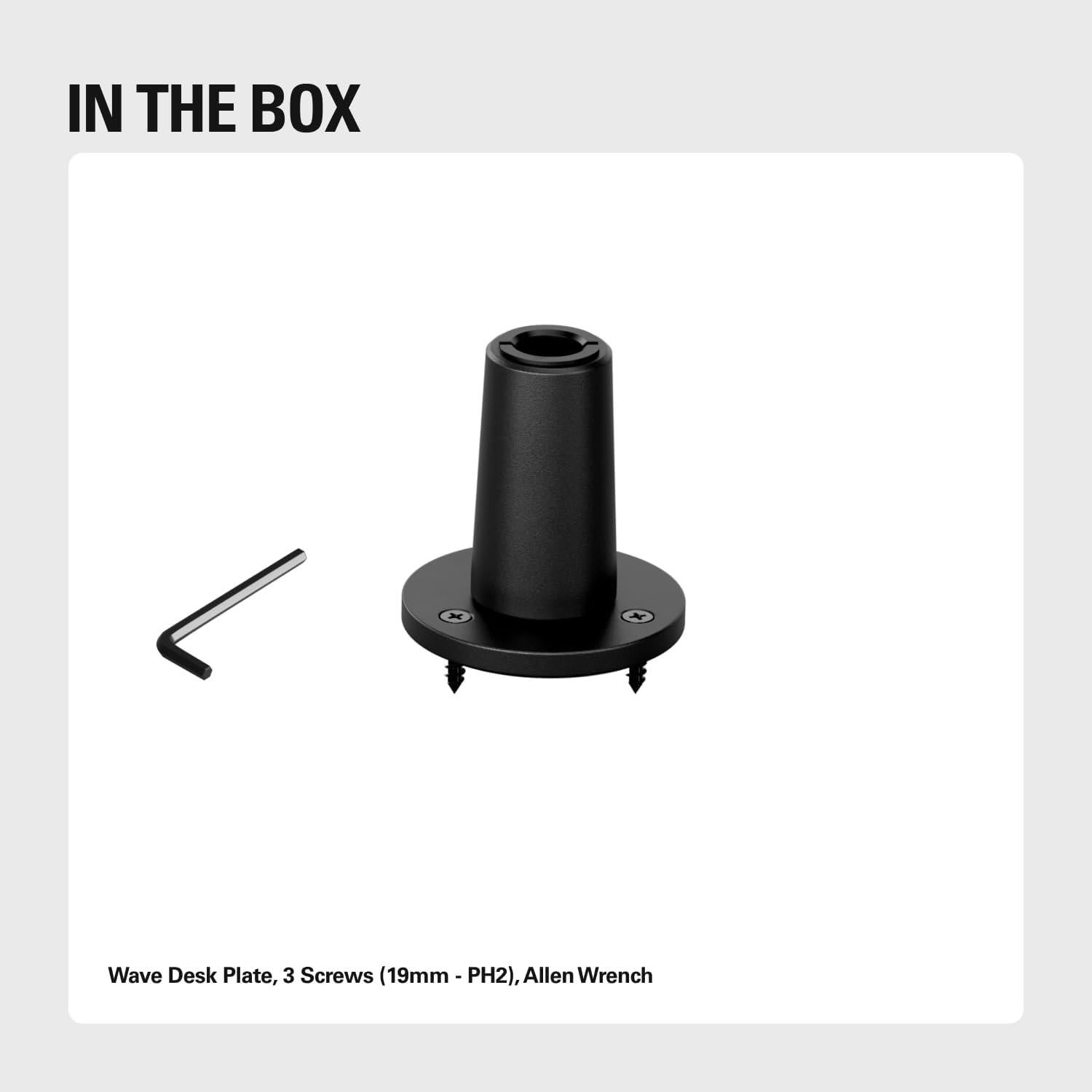 Placa de Escritorio Elgato Wave - Montaje para Micrófono Negro