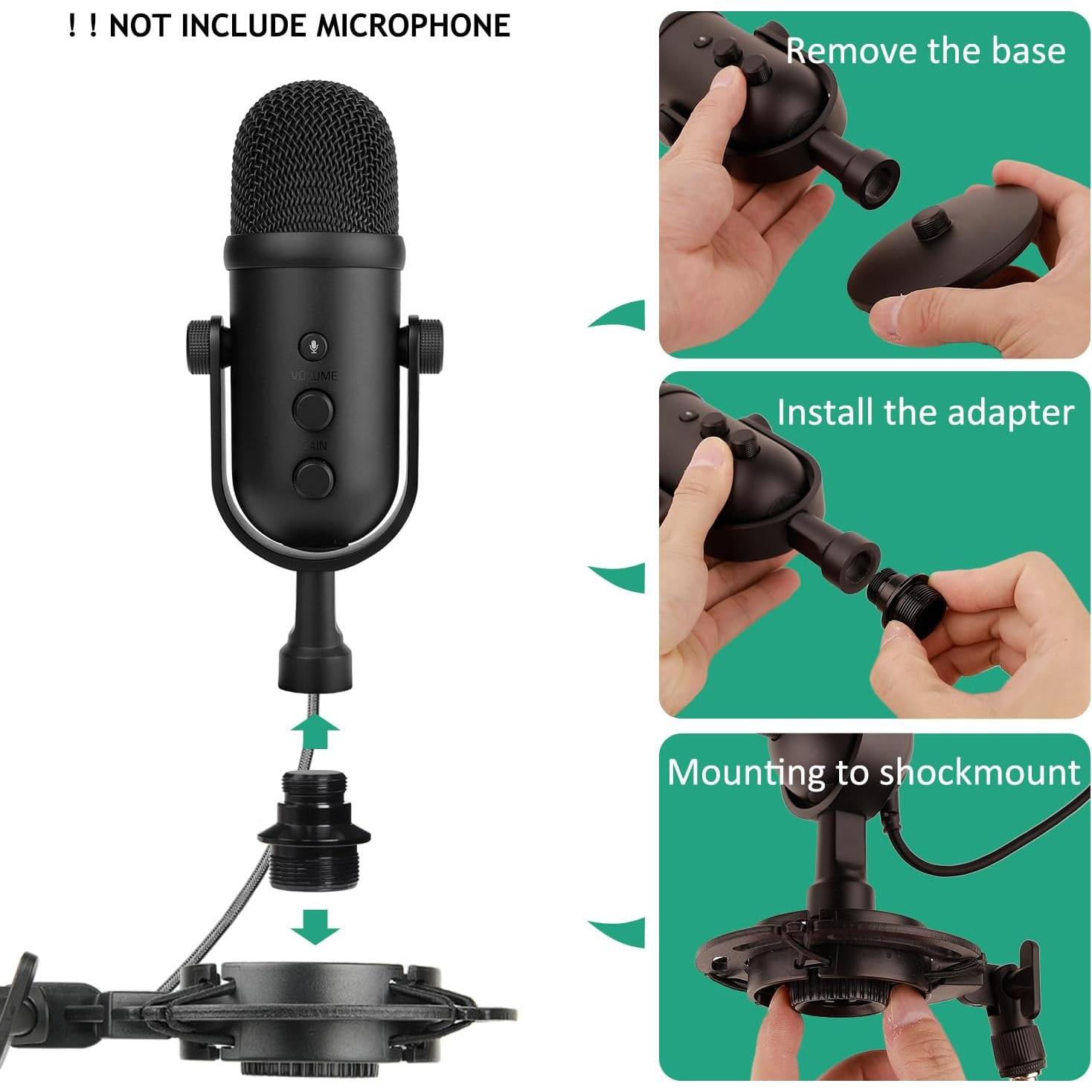 Brazo de Micrófono Razer Seiren V2 Pro Ajustable con Filtro Antipop