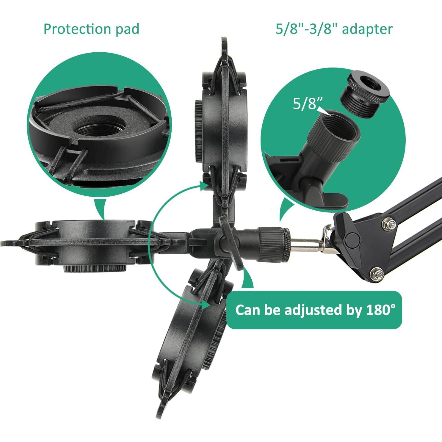 Brazo de Micrófono Razer Seiren V2 Pro Ajustable con Filtro Antipop