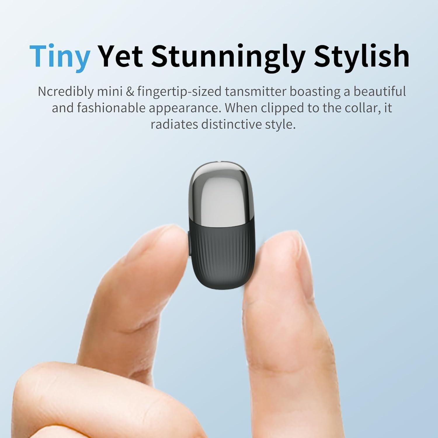 Micrófono Lavalier Inalámbrico Tokdance TDS5 USB C Doble Canal