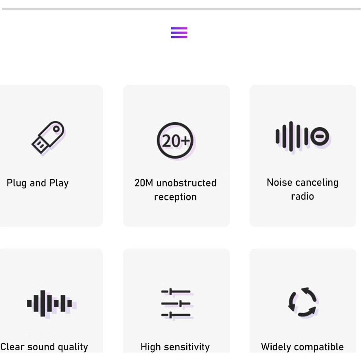 Micrófono Lavalier Jeanoko, Plug and Play, 10h Batería