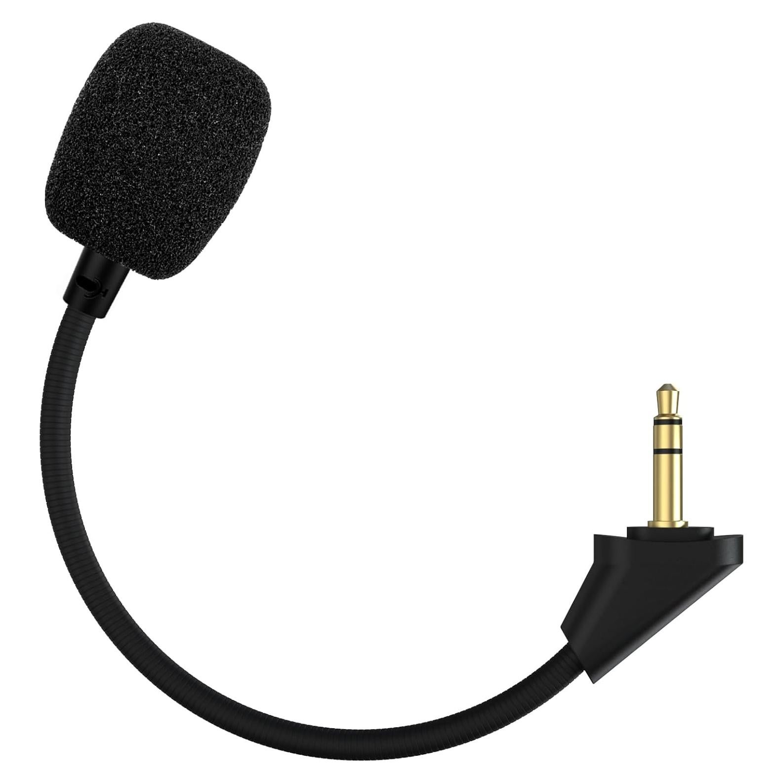 Replacement Cloud Alpha Mic Boom Microphone Compatible with Kingston HyperX Cloud Alpha, Cloud Alpha S Gaming Headsets for PS5 PS4 Xbox One Nintendo Switch Computer PC