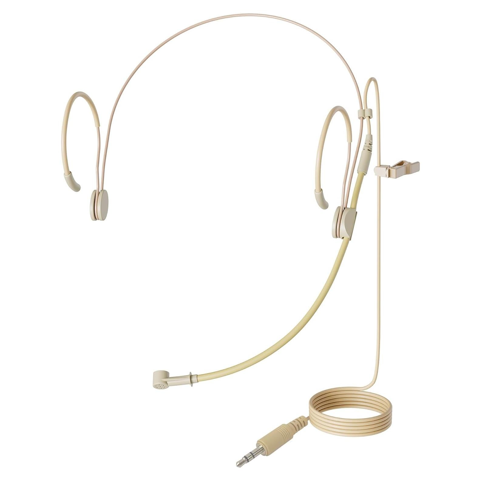 J K MIC-J 069 Earhook Headworn Headset Unidirectional Microphone - Standard 1/8" TRS Connector