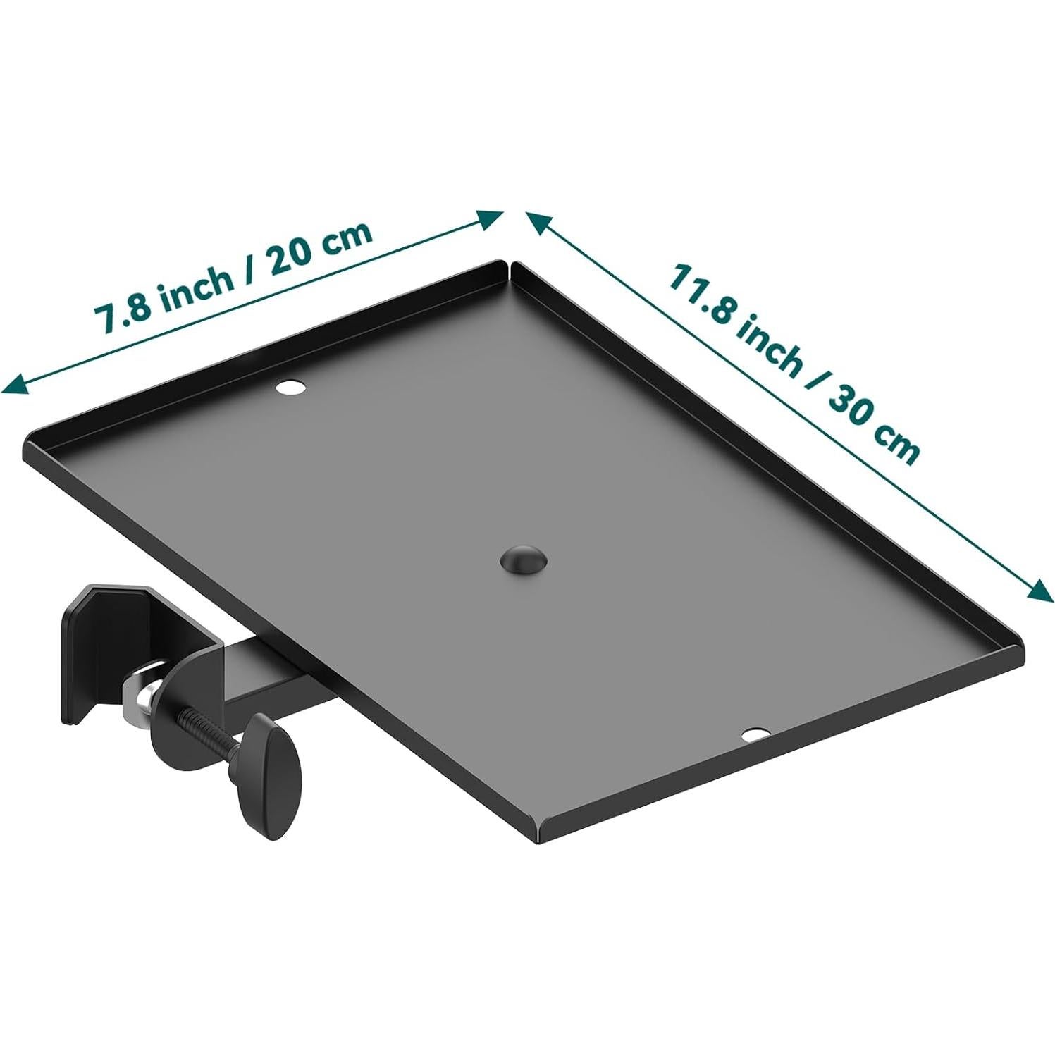 Soporte de Micrófono con Bandeja 30x20 cm - Modelo 031