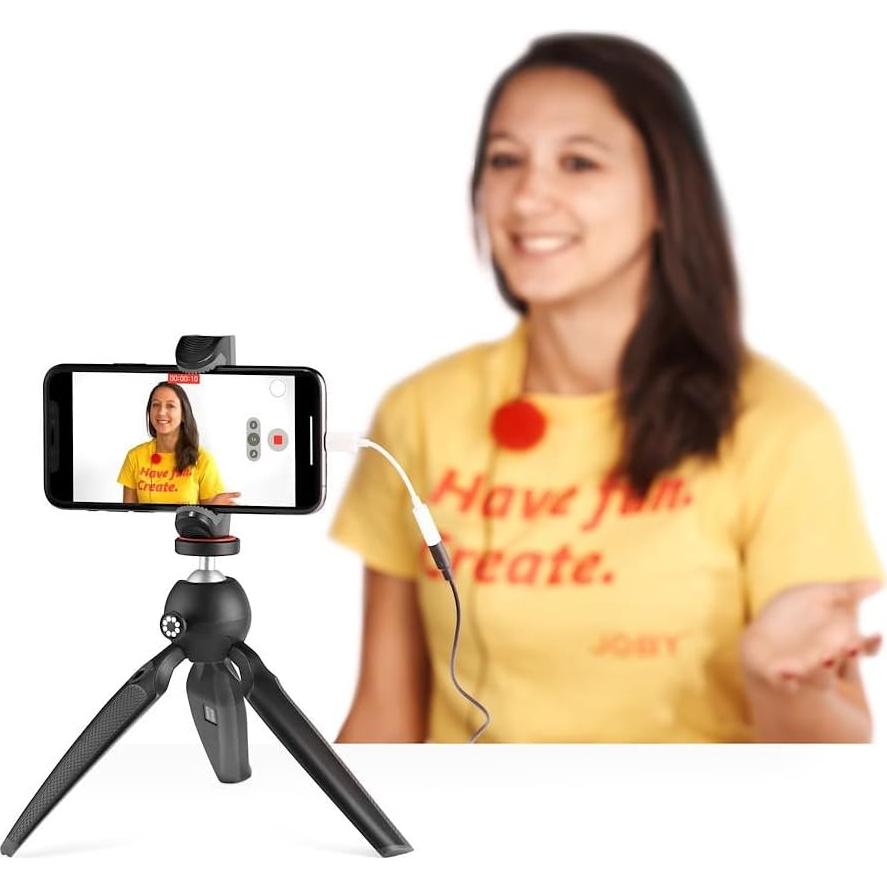 Micrófono Lavalier JOBY Wavo Lav Mobile, 180cm, Clip-on