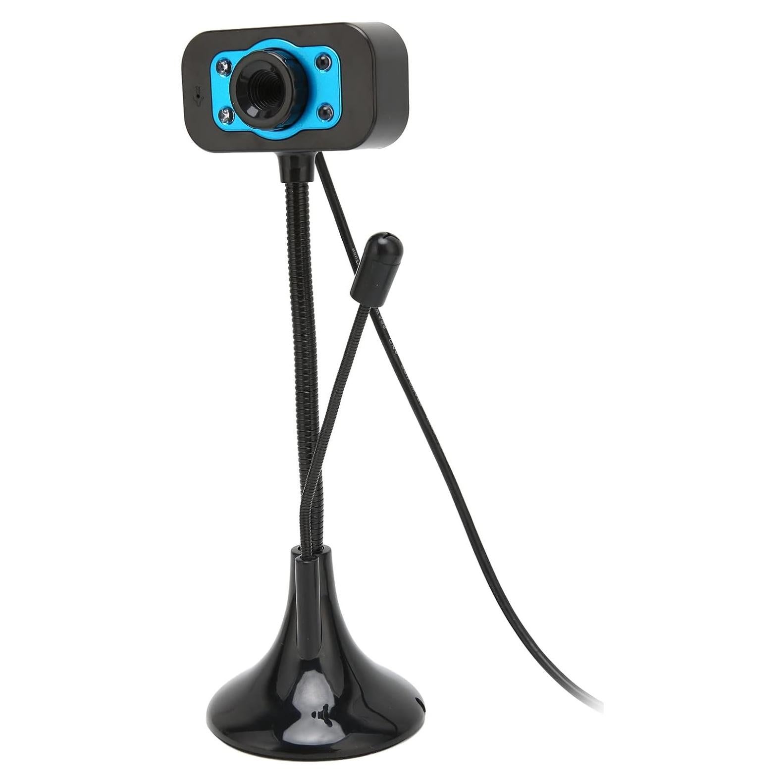 Cámara Web Tangxi HD USB con Luz LED y Enfoque Manual