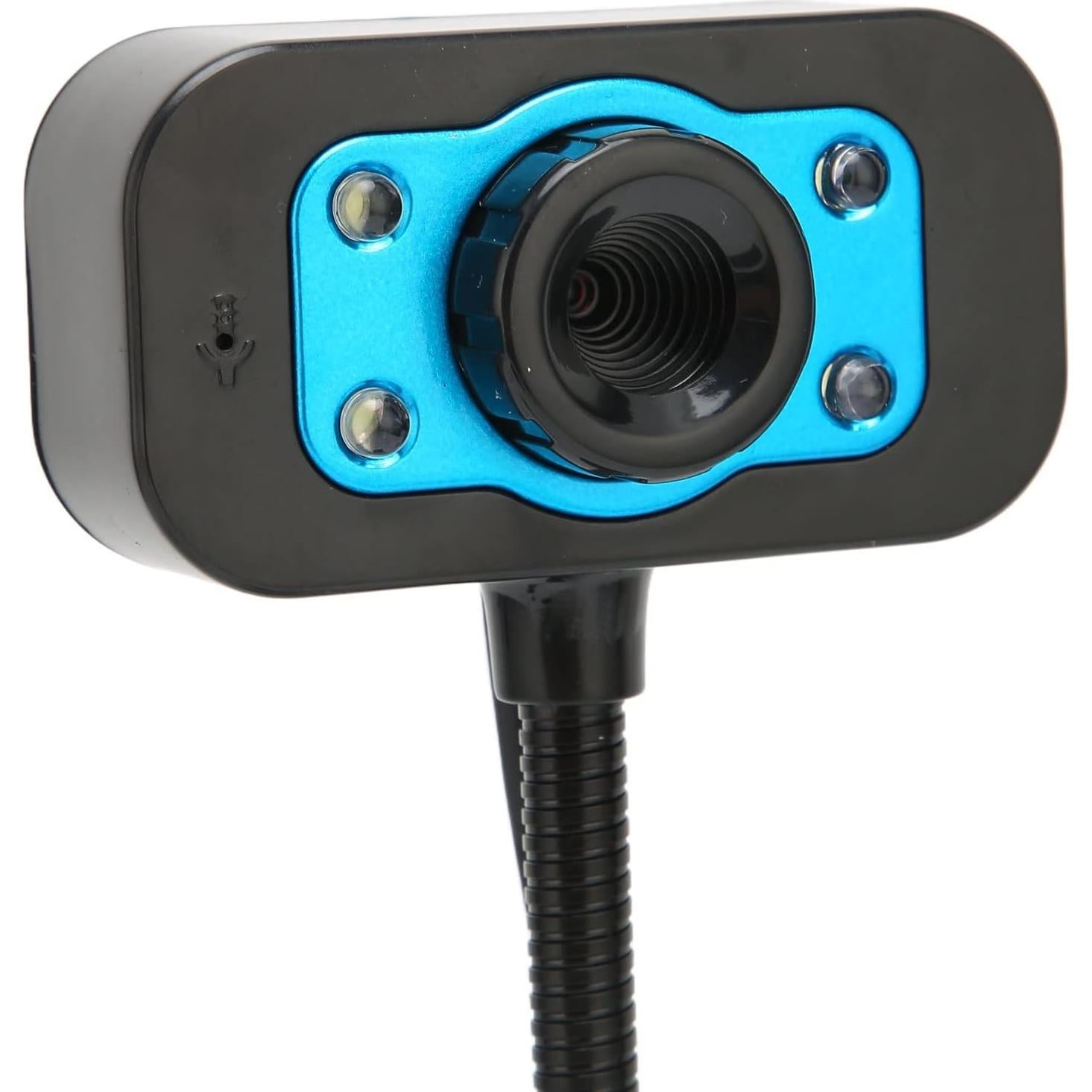 Cámara Web Tangxi HD USB con Luz LED y Enfoque Manual