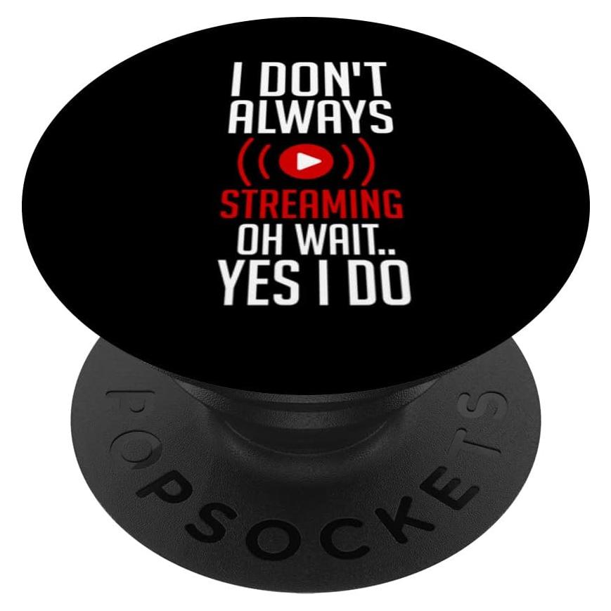 Micrófono para Streaming PopSockets Intercambiable Negro