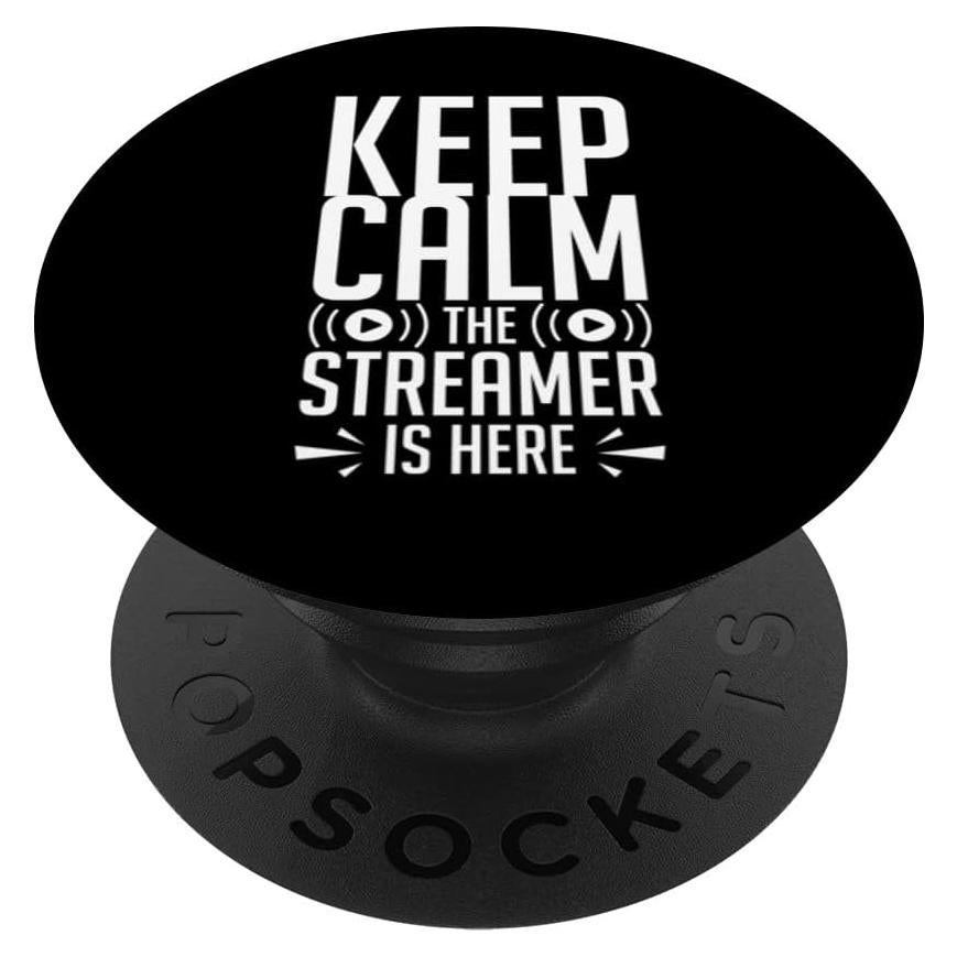 Micrófono para Streaming PopSockets Intercambiable Negro