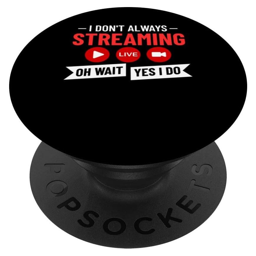 Micrófono para Streaming PopSockets Intercambiable Negro