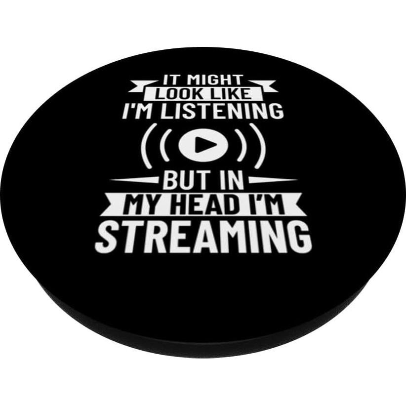 Micrófono para Streaming PopSockets 260027 Negro Inalámbrico