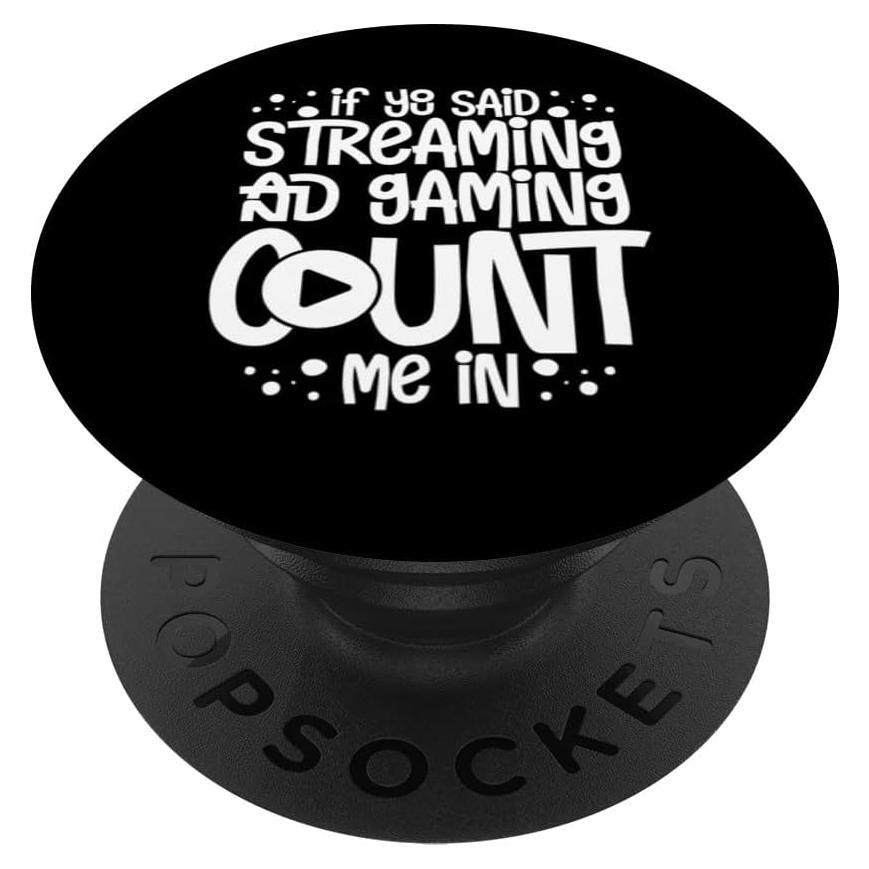 Micrófono para Streaming PopSockets Intercambiable Negro