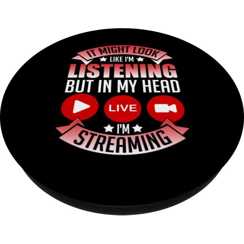 Micrófono para Streaming PopSockets Negro 13.6g Inalámbrico