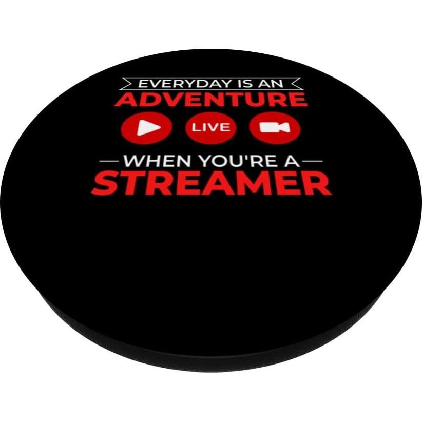 Micrófono para Streaming PopSockets Intercambiable Negro