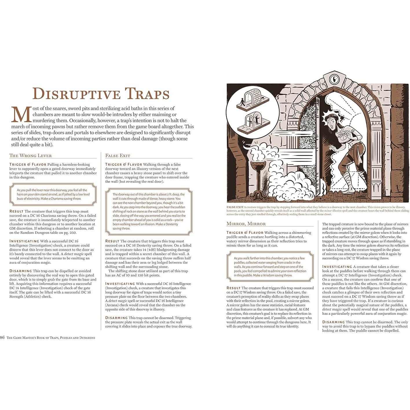 The Game Master's Book of Traps, Puzzles and Dungeons: A punishing collection of bone-crunching contraptions, brain-teasing riddles and ... RPG adventures (The Game Master Series)